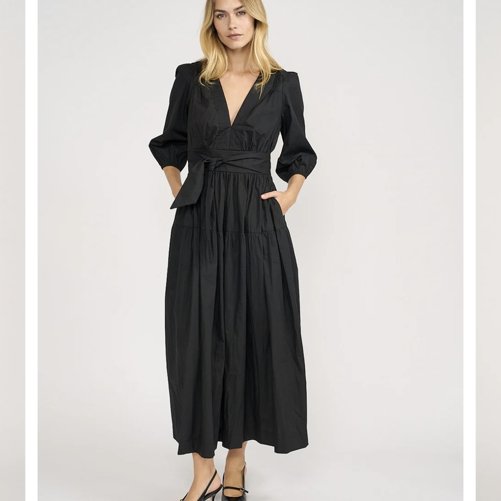 Marea Liv Black Maxi Dress NWT Small